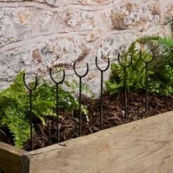 Lot De 6 Crochets Métallique De 30 Cm