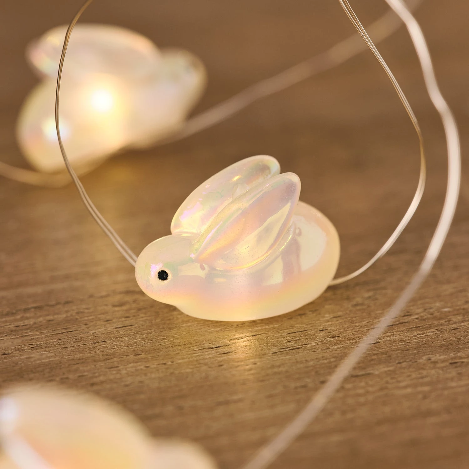 Lot De Cloche En Verre Avec Oreilles De Lapin Et Guirlande Lumineuse à Petits Lapins LED 4 Lot De Cloche En Verre Avec Oreilles De Lapin Et Guirlande Lumineuse à Petits Lapins LED – Image 4