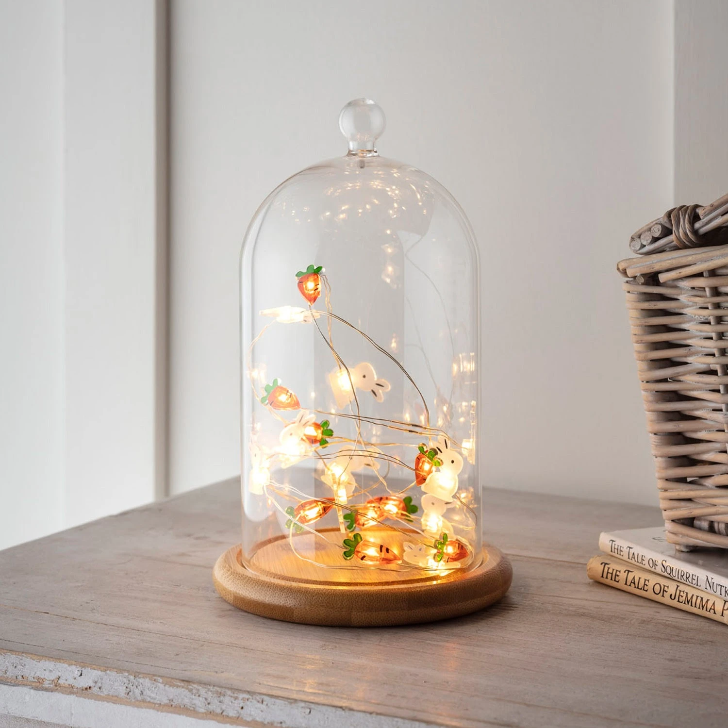 Guirlande Lumineuse à 20 Micro LED Avec Lapins Et Carottes 2 Guirlande Lumineuse à 20 Micro LED Avec Lapins Et Carottes – Image 2