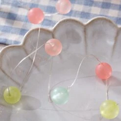 Guirlande Lumineuse Micro LED à 20 Boules Pastel 7 Guirlande Lumineuse Micro LED à 20 Boules Pastel -Éclairage Domestique C20 PASTEL guirlande lumineuse micro led a 20 boules pastel 2