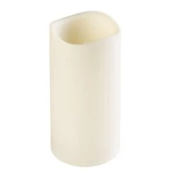 Grande Bougie Pilier LED D’Extérieur à Piles 11 Grande Bougie Pilier LED D’Extérieur à Piles -Éclairage Domestique CA16002 large ivory LED outdoor battery pillar candle studio P6