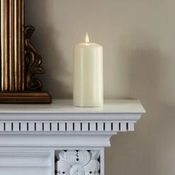 Bougie Pilier Flamme Réaliste à LED TruGlow® 15 Bougie Pilier Flamme Réaliste à LED TruGlow® -Éclairage Domestique CA18012 Flickering LED Realistic Flame Pillar Candle Mantelpiece P4