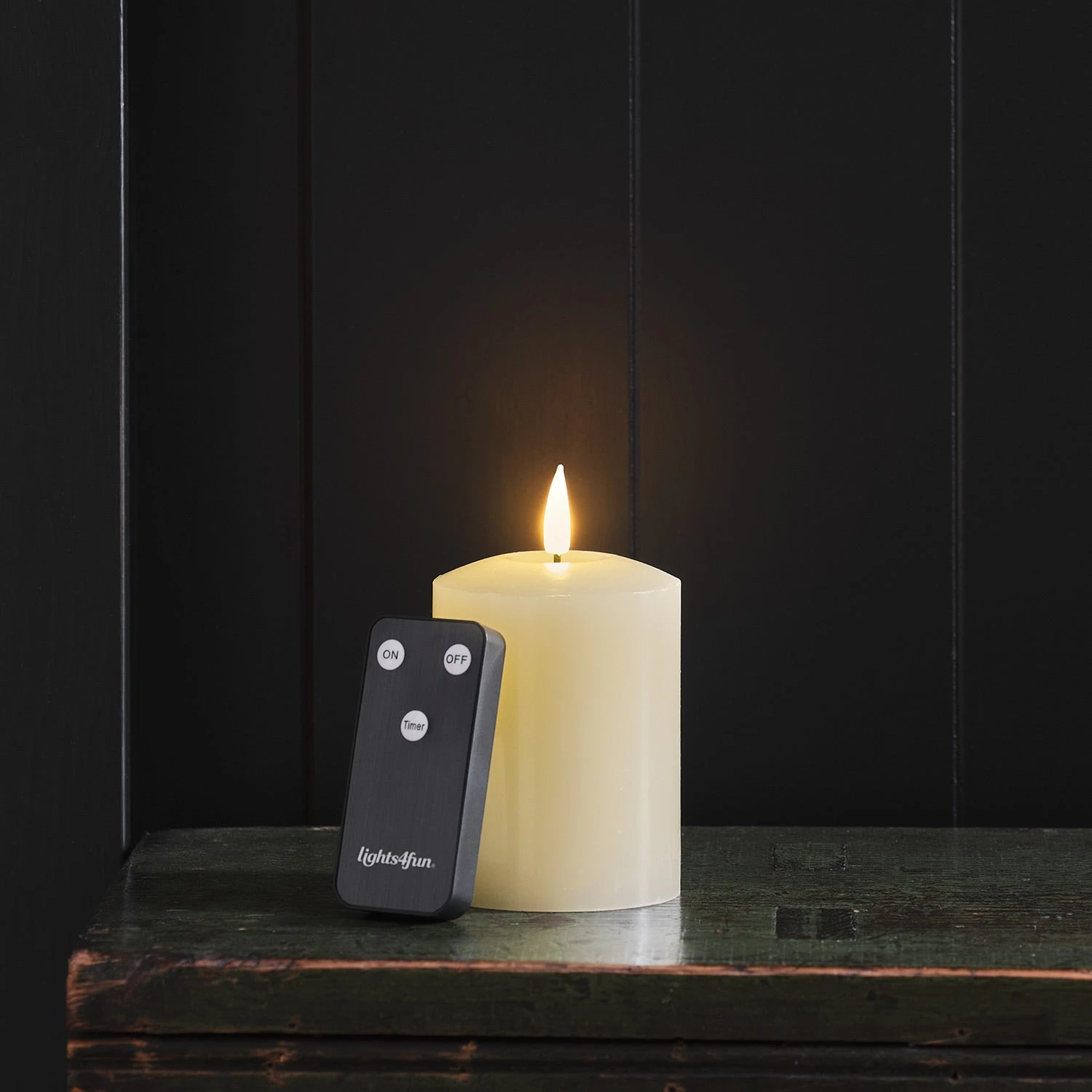 Bougie Pilier TruGlow® à LED De 10cm 8 Bougie Pilier TruGlow® à LED De 10cm – Image 8