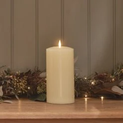 Bougie Cierge à LED TruGlow® De 20 Cm Avec Télécommande -Éclairage Domestique CA19021 bougie cierge a led truglow de 20cm