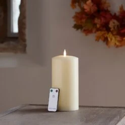 Bougie Cierge à LED TruGlow® De 20 Cm Avec Télécommande -Éclairage Domestique CA19021 bougie cierge a led truglow de 20 cm avec telecommande 2