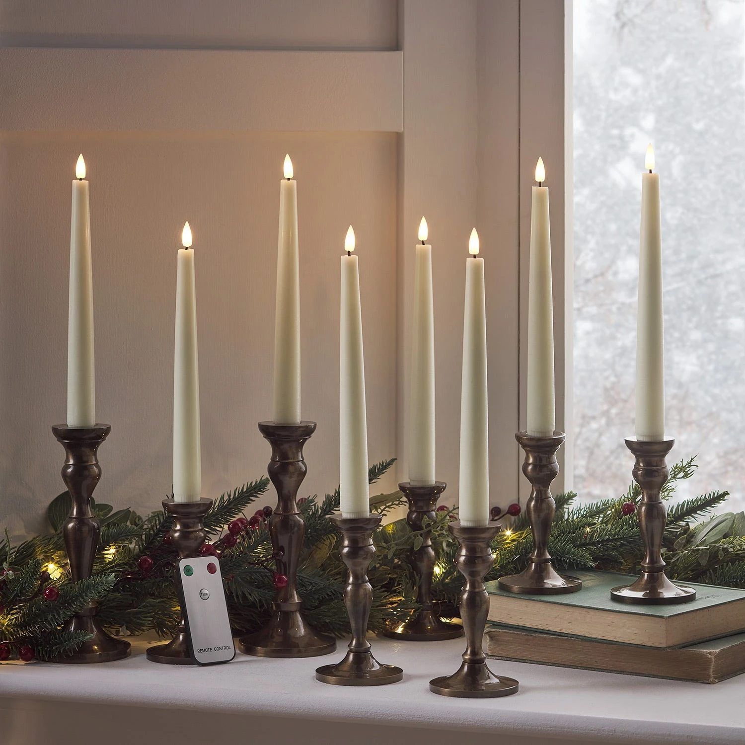 Lot De 4 Chandelles TruGlow® Avec Télécommande 13 Lot De 4 Chandelles TruGlow® Avec Télécommande – Image 13