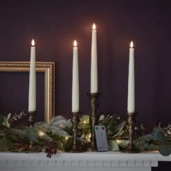 Lot De 4 Chandelles TruGlow® Avec Télécommande 19 Lot De 4 Chandelles TruGlow® Avec Télécommande -Éclairage Domestique CA19025 Lot de 4 Chandelles TruGlow 2