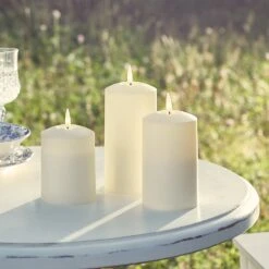 Lot De 3 Bougies D'Extérieur à LED TruGlow® 25 Lot De 3 Bougies D'Extérieur à LED TruGlow® -Éclairage Domestique CA20004 Lot de 3 Bougies Exterieur a LED TruGlow 4