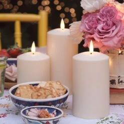 3 Bougies D'Extérieur à LED TruGlow® Avec Télécommande 27 3 Bougies D'Extérieur à LED TruGlow® Avec Télécommande -Éclairage Domestique CA20004 3 bougies dexterieur a led truglow en deco d exterieur 2