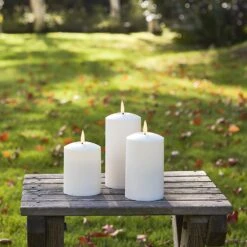 3 Bougies D'Extérieur à LED TruGlow® Avec Télécommande 29 3 Bougies D'Extérieur à LED TruGlow® Avec Télécommande -Éclairage Domestique CA20004 lot 3 bougies exterieure led truglow