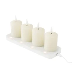 Lot De 4 Bougies Votives Rechargeables TruGlow® Avec Télécommande 12 Lot De 4 Bougies Votives Rechargeables TruGlow® Avec Télécommande -Éclairage Domestique CA25006RCH lot de 4 bougies votives rechargeables truglow avec telecommande 1