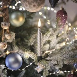 10 Clips Bougies De Noël TruGlow® Argentées Avec Télécommande 7 10 Clips Bougies De Noël TruGlow® Argentées Avec Télécommande -Éclairage Domestique CA25013 set de 10 clips bougies de noel truglow r argent avec telecommande 1