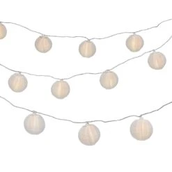 Guirlande Lumineuse Avec 20 Lampions Lunaires 7 Guirlande Lumineuse Avec 20 Lampions Lunaires -Éclairage Domestique CL 20 YW RT