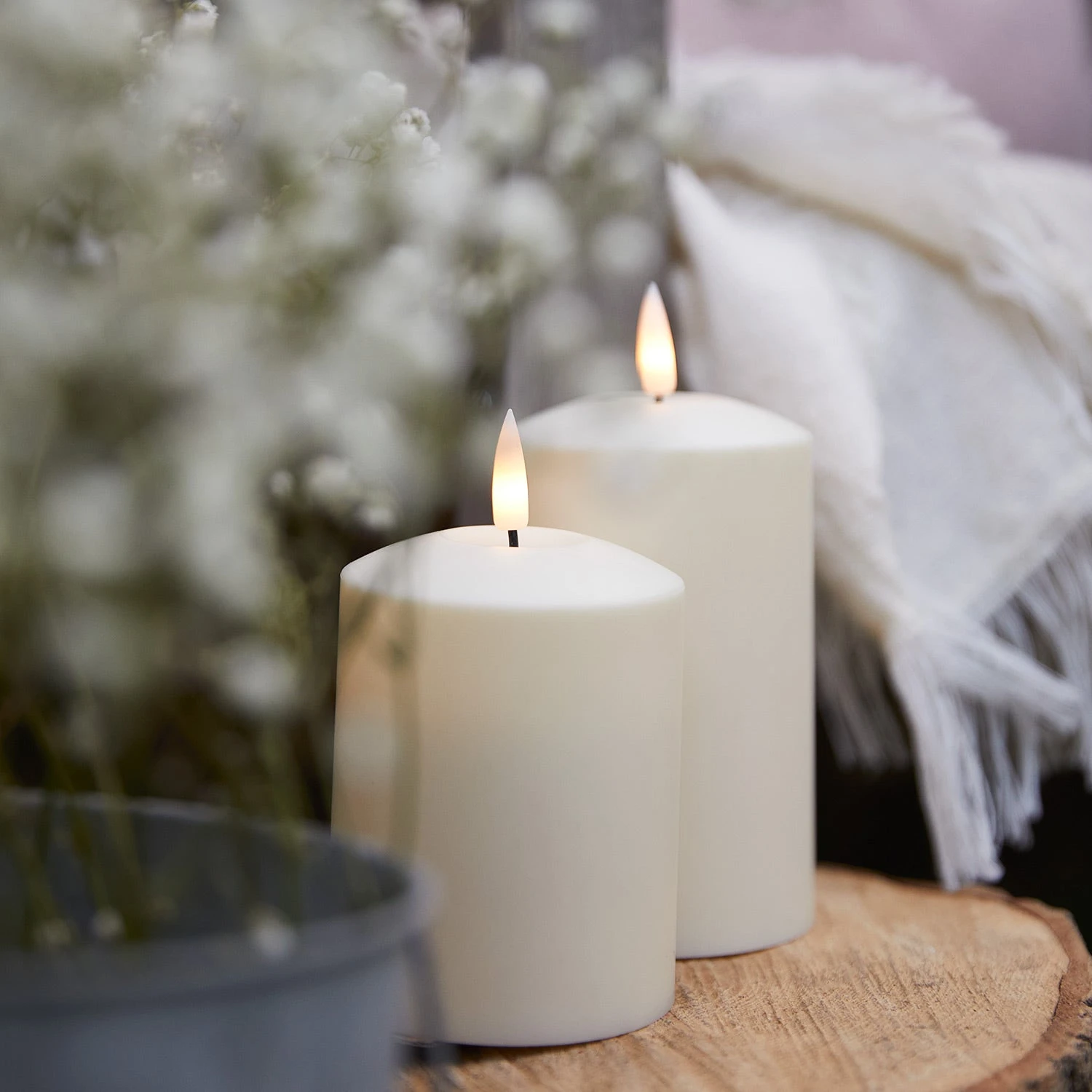 Duo De Bougies D'Extérieur à LED TruGlow® 2 Duo De Bougies D'Extérieur à LED TruGlow® – Image 2