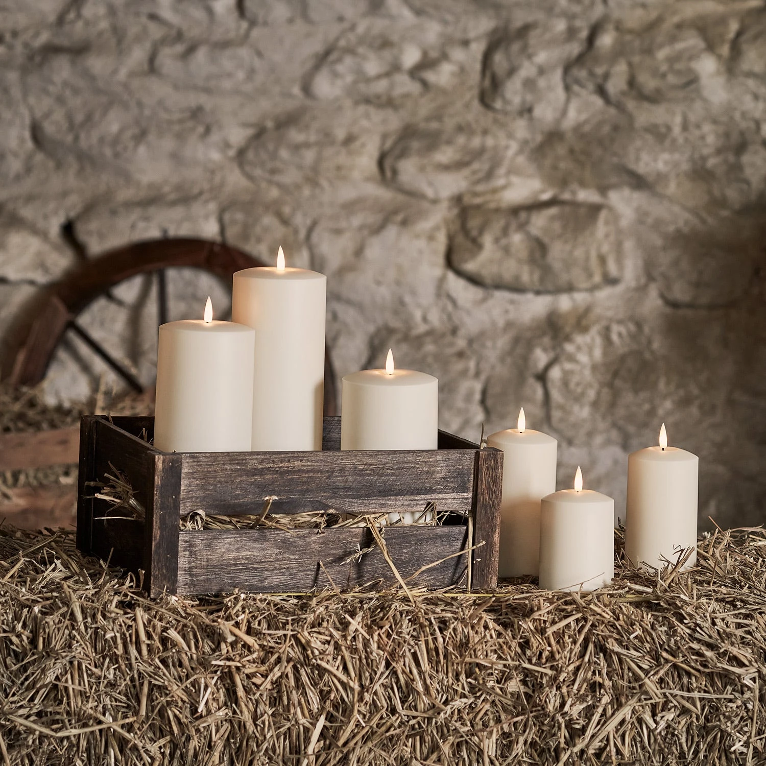 6 Bougies D'Extérieur TruGlow® Avec Télécommande 2 6 Bougies D'Extérieur TruGlow® Avec Télécommande – Image 2