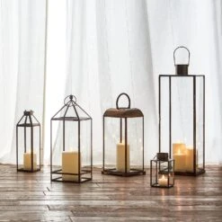 Grande Lanterne Artisanale Effi Avec Bougie TruGlow® 7 Grande Lanterne Artisanale Effi Avec Bougie TruGlow® -Éclairage Domestique D LA20007CA collection lanternes avec truglow p3