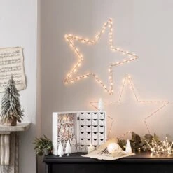 Lot De 2 Étoiles Lumineuses Osby Or Rose 16 Lot De 2 Étoiles Lumineuses Osby Or Rose -Éclairage Domestique D LL190545 Etoiles Or Rose Osby Lot Commode P3