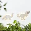 Duo D'Appliques Dinosaures Lumineuses