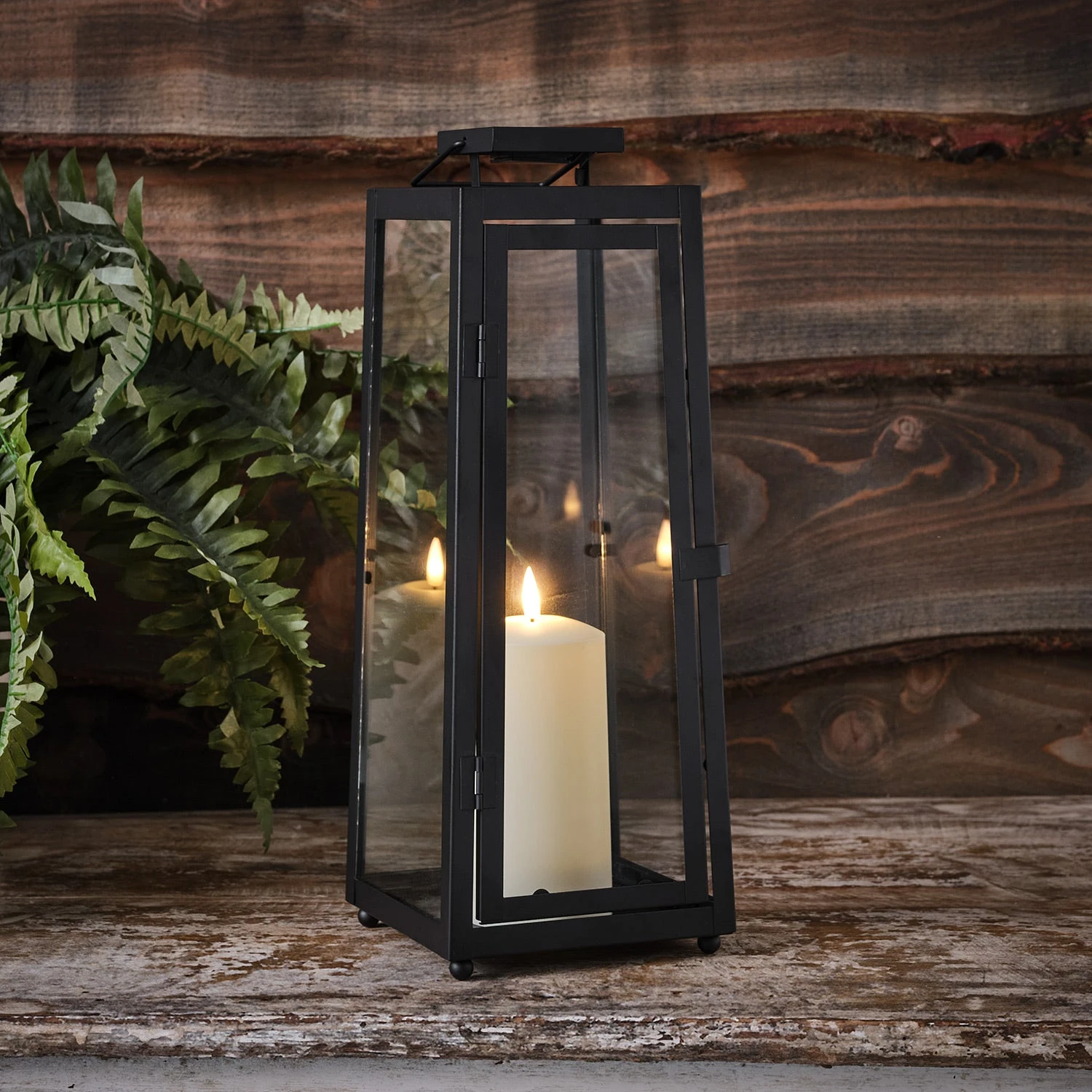 Duo De Lanternes Solaires Porto Avec Bougies TruGlow® 4 Duo De Lanternes Solaires Porto Avec Bougies TruGlow® – Image 4