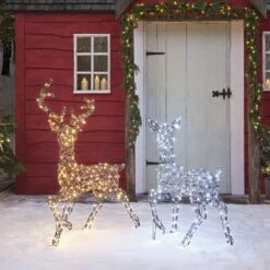 Duo Cerf Et Biche Lumineux Studley à LED Bicolore -Éclairage Domestique D XX250056 duo de cerf et biche led studley 8