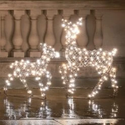 Biche Et Faon Lumineux En Rotin Studley à LED Bicolore 18 Biche Et Faon Lumineux En Rotin Studley à LED Bicolore -Éclairage Domestique D XX250067 Biche et faon lumineux en rotin studley a led bicolore 2