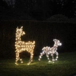 Biche Et Faon Lumineux En Rotin Studley à LED Bicolore 23 Biche Et Faon Lumineux En Rotin Studley à LED Bicolore -Éclairage Domestique D XX250067 Biche et faon lumineux en rotin studley a led bicolore 5