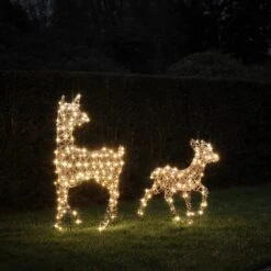 Biche Et Faon Lumineux En Rotin Studley à LED Bicolore 21 Biche Et Faon Lumineux En Rotin Studley à LED Bicolore -Éclairage Domestique D XX250067 Biche et faon lumineux en rotin studley a led bicolore 8