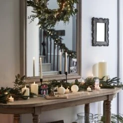 Lot De 3 Boules De Noël Lumineuses En Céramique 6 Lot De 3 Boules De Noël Lumineuses En Céramique -Éclairage Domestique D3 LL20055 3 boules lumineuses de noel en ceramique dans entree