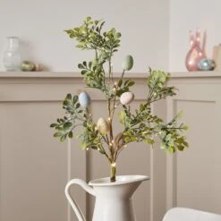 Branche Lumineuse à Œufs De Pâques Pastel