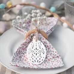 Lot De 6 Décorations En Bois à Suspendre Lapins Et Œufs De Pâques 6 Lot De 6 Décorations En Bois à Suspendre Lapins Et Œufs De Pâques -Éclairage Domestique DE25004 lot de 6 decorations en bois a suspendre lapins et oeufs de paques 2