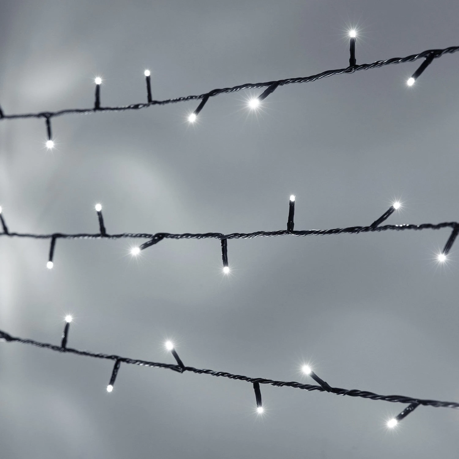 Guirlande Lumineuse Essential Connect 30m 300 LED Blanche Câble Vert Raccordable 2 Guirlande Lumineuse Essential Connect 30m 300 LED Blanche Câble Vert Raccordable – Image 2