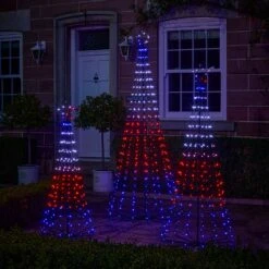 Lot De 3 Sapins De Noël Cônes Lumineux D’Extérieur Avec Fonction Changement De Couleur 39 Lot De 3 Sapins De Noël Cônes Lumineux D’Extérieur Avec Fonction Changement De Couleur -Éclairage Domestique EU L4F2402038 lot de 3 sapins de noel cones lumineux d exterieur avec fonction changement de couleur 19