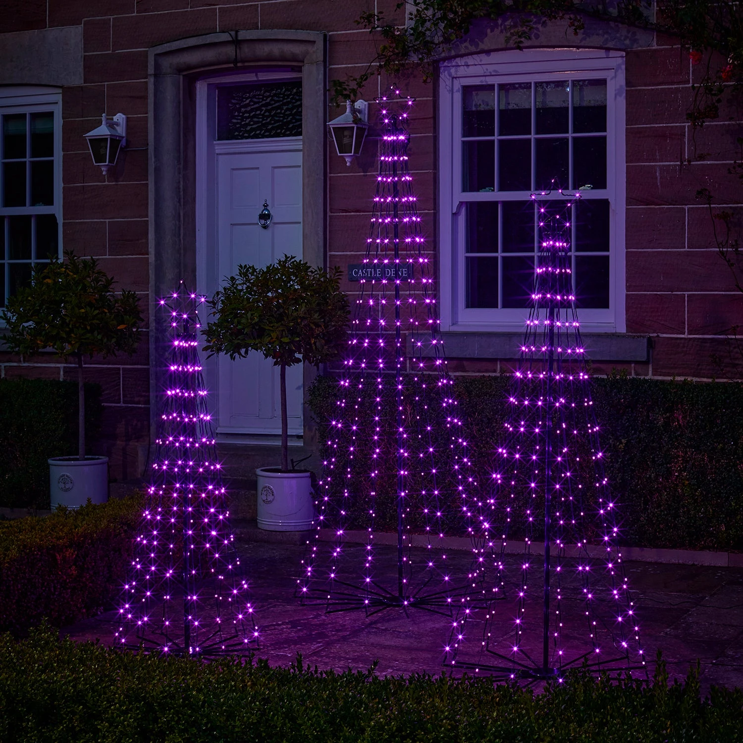 Lot De 3 Sapins De Noël Cônes Lumineux D’Extérieur Avec Fonction Changement De Couleur 10 Lot De 3 Sapins De Noël Cônes Lumineux D’Extérieur Avec Fonction Changement De Couleur – Image 10