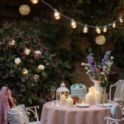 Lot D'éclairage Pour Terrasses Et Patios Extérieurs