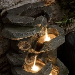 Fontaine De Jardin Ingleton De 88 Cm, Effet Pierre 9 Fontaine De Jardin Ingleton De 88 Cm, Effet Pierre -Éclairage Domestique FT24002EU Fontaine de Jardin Effet Pierre 3