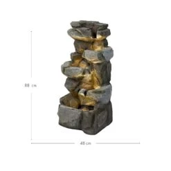 Fontaine De Jardin Ingleton De 88 Cm, Effet Pierre 11 Fontaine De Jardin Ingleton De 88 Cm, Effet Pierre -Éclairage Domestique FT24002 WhiteSpace