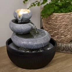 Fontaine Lumineuse D'Intérieur Lodore, En Cascade 10 Fontaine Lumineuse D'Intérieur Lodore, En Cascade -Éclairage Domestique FT24004EU Fontaine Lumineuse d Interieur en Cascade 1