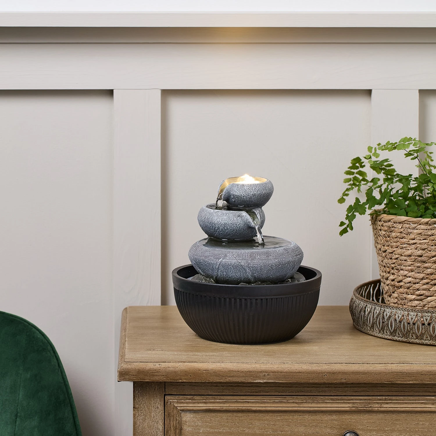 Fontaine Lumineuse D'Intérieur Lodore, En Cascade 3 Fontaine Lumineuse D'Intérieur Lodore, En Cascade – Image 3