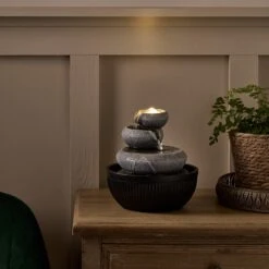 Fontaine Lumineuse D'Intérieur Lodore, En Cascade 11 Fontaine Lumineuse D'Intérieur Lodore, En Cascade -Éclairage Domestique FT24004EU Fontaine Lumineuse d Interieur en Cascade 4