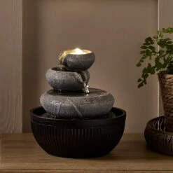 Fontaine Lumineuse D'Intérieur Lodore, En Cascade 12 Fontaine Lumineuse D'Intérieur Lodore, En Cascade -Éclairage Domestique FT24004EU Fontaine Lumineuse d Interieur en Cascade 5