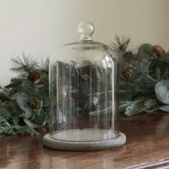 Lot De Décorations De Fenêtres De Noël -Éclairage Domestique GDM21 2 cloche en verre de 23cm
