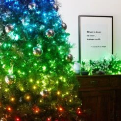 Guirlande Lumineuse Connectée Twinkly De 20m Avec 250 LED Multicolores 11 Guirlande Lumineuse Connectée Twinkly De 20m Avec 250 LED Multicolores -Éclairage Domestique Guirlandes lumineuses connectee Twinkly RGB 2