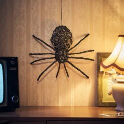 Araignée Lumineuse De 34 Cm, En Rotin 8 Araignée Lumineuse De 34 Cm, En Rotin -Éclairage Domestique HA24018 araignee lumineuse de 34 cm en rotin 5