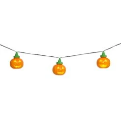 Guirlande Lumineuse à 6 Citrouilles Animées -Éclairage Domestique HA25009ON