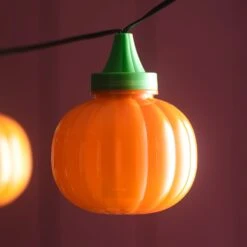 Guirlande Lumineuse à 6 Citrouilles Animées -Éclairage Domestique HA25009 guirlande lumineuse a 6 citrouilles animees 1
