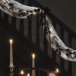 Guirlande Pré-éclairée Feuillage Noir D’Halloween 17 Guirlande Pré-éclairée Feuillage Noir D’Halloween -Éclairage Domestique HA25012 guirlande pre eclairee feuillage noir d halloween 6