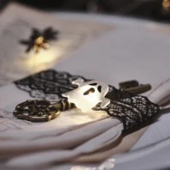 Guirlande Micro LED à Fantômes Et Araignées -Éclairage Domestique HA25015 guirlande micro led a fantomes et araignees