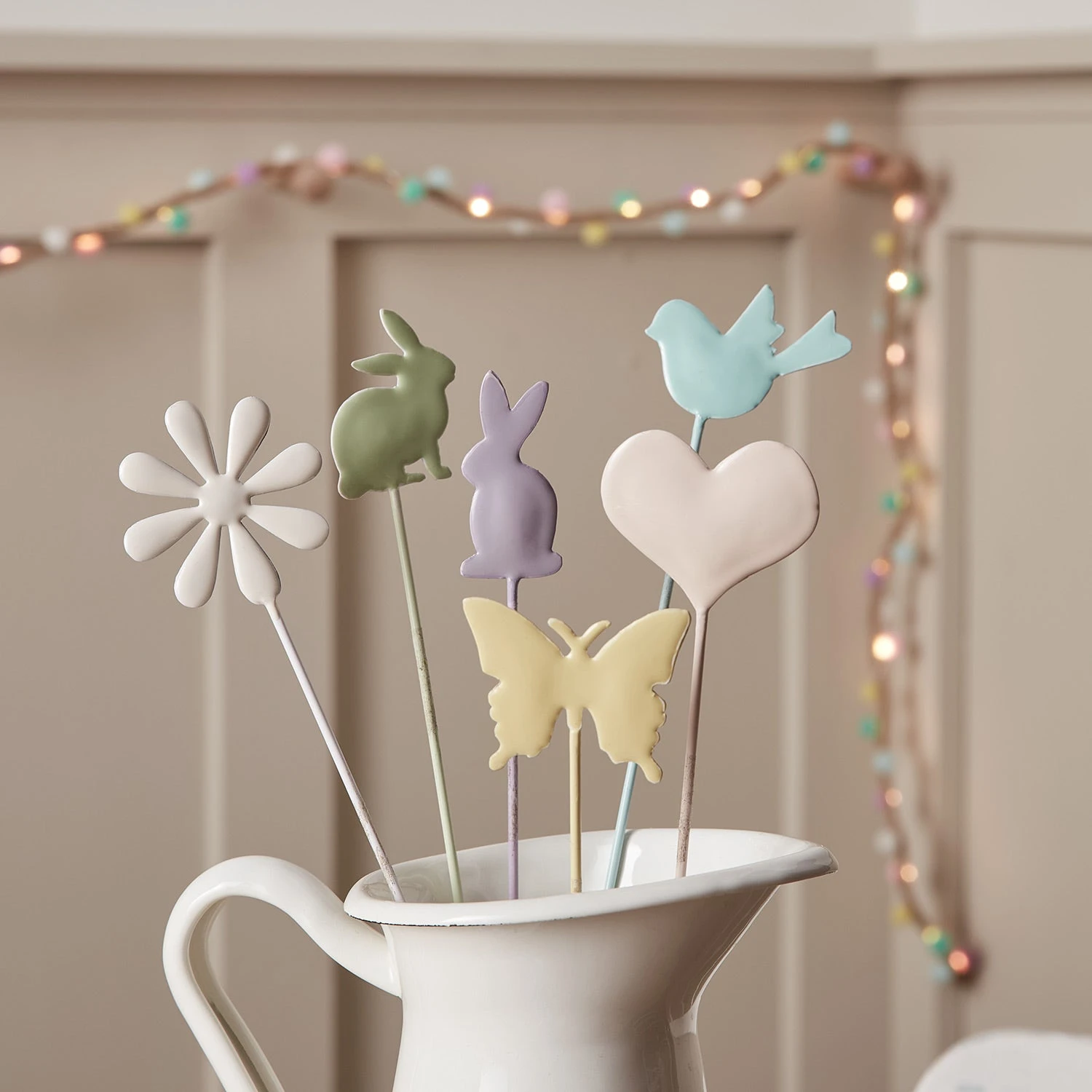 Lot De 6 Décorations Pastel De Pâques 1 Lot De 6 Décorations Pastel De Pâques