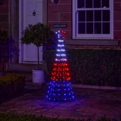 Sapin De Noël Cône Lumineux D’Extérieur De 1,5 M à Fonction Changement De Couleur 37 Sapin De Noël Cône Lumineux D’Extérieur De 1,5 M à Fonction Changement De Couleur -Éclairage Domestique L4F24020EU sapin de noel cone lumineux d exterieur de 1 5 m a 205 led multicolores 17