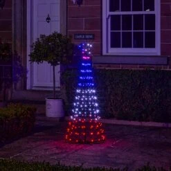 Sapin De Noël Cône Lumineux D’Extérieur De 1,5 M à Fonction Changement De Couleur 38 Sapin De Noël Cône Lumineux D’Extérieur De 1,5 M à Fonction Changement De Couleur -Éclairage Domestique L4F24020EU sapin de noel cone lumineux d exterieur de 1 5 m a 205 led multicolores 18
